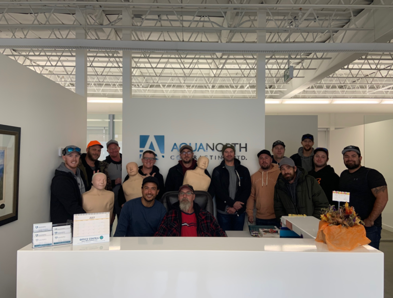 CPR and First Aid training with Aquanorth Contracting